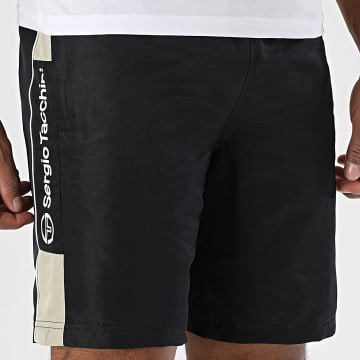 Sergio Tacchini - Pantaloncini da jogging Vebita 024 40815 Nero Beige