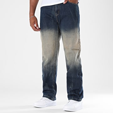 Uniplay - Regular Fit Jeans 281 Blue Denim Beige