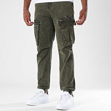 Uniplay - Pantalon Cargo 736 Vert Kaki Clair
