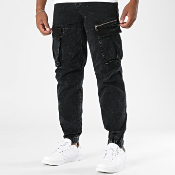 Uniplay - Pantalon Cargo Jean 736 Noir