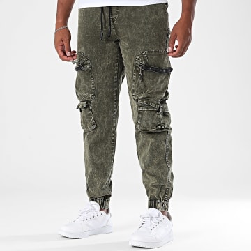 Uniplay - Pantalon Cargo 737 Vert Kaki