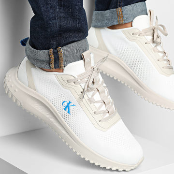 Calvin Klein - Baskets Eva Runner Mix 1387 White Eggshell Indigo Blue