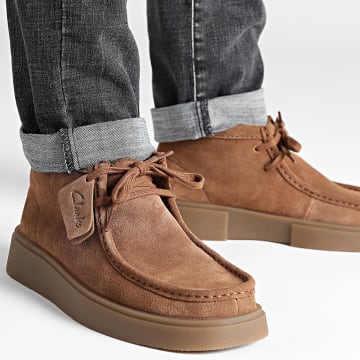 Clarks - Zapatillas Torview Hi Cola Suede
