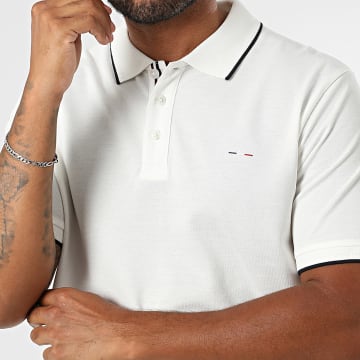 Jack And Jones - Blualves Kurzärmeliges Polo-Shirt Weiß