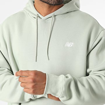 New Balance - Casaco com capuz de ajuste descontraído MT41511 Verde claro