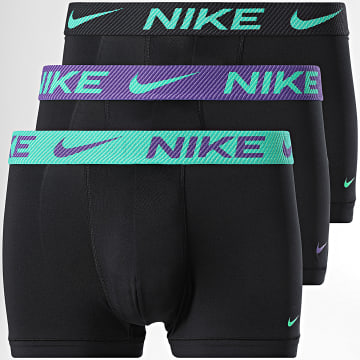 Nike - Set van 3 Essential Micro Boxers KE1156 Zwart Groen Paars