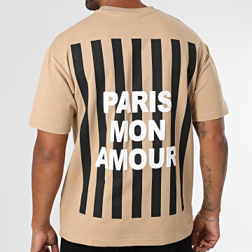 Classic Series - Camiseta oversize 057 Beige oscuro