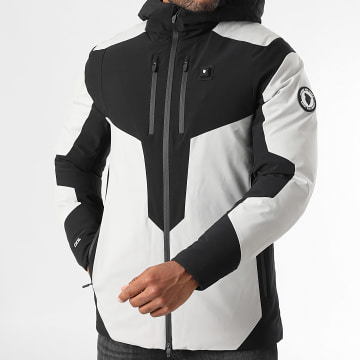 Comme Des Loups - Parka Chauffante Chamonix 2 Gris Clair Noir