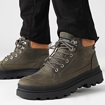 Palladium - Botas Troopercuff 09545 Oliva Noche