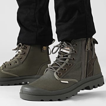 Palladium - Botas Pampa Detroit Zip 79500 Olive Night