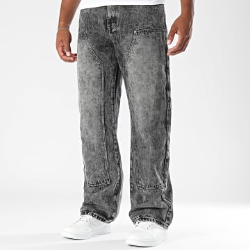 Uniplay - Jean Baggy 856 Gris Anthracite Chiné