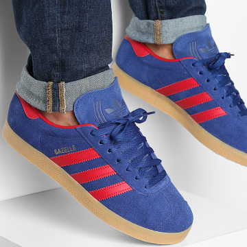Adidas Originals - Baskets Gazelle JR6293 Victory Blue Team Victory Red Gum