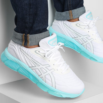 Asics - Manden Gel Quantum 360 VIII Emboss 1203A593 Wit Larimar Blauw