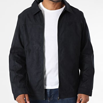 Jack And Jones - Veste Zippée Simili Cuir Dylan Shacket Noir