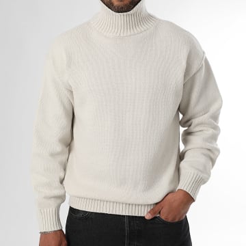 LBO - Pull Col Montant Premium Soft 2084 Gris Clair