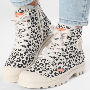 Palladium - Cestini Montantes Pampa Hi Zip 99519 Wave Grigio Marrone