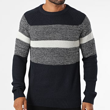 Produkt - Adam Suéter Azul Marino Blanco