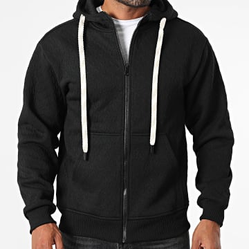 Uniplay - Sweat Capuche Zippé 066 Noir