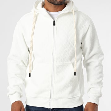 Uniplay - 066 Sudadera con cremallera blanca