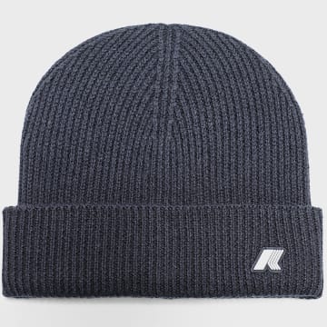 K-Way - Bonnet Brice Cardigan Punto Lana Azul Marino