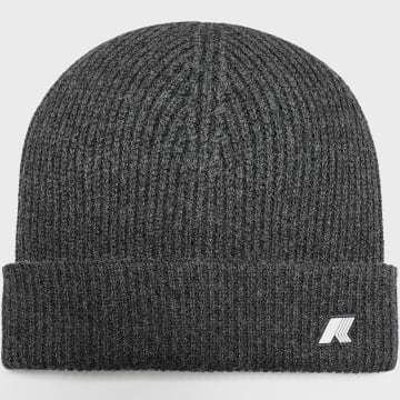 K-Way - Bonnet Brice Cardigan Punto Lana Gris Carbón