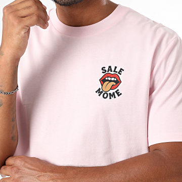 Sale Môme Paris - Tee Shirt Oversize Large Small Rolling Mome Rose