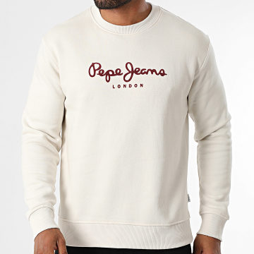 Pepe Jeans - Sweat Crewneck Macbeth Plain PM5800011 Beige Clair