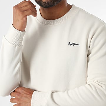 Pepe Jeans - Sweat Crewneck Macbeth Small Logo PM5800013 Beige Clair