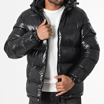 Zayne Paris  - Chaqueta con capucha y cremallera 334 Negro