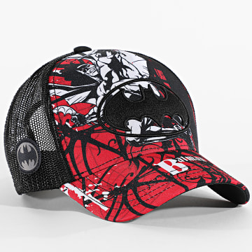 Capslab - Batman Trucker Cap Negro Rojo