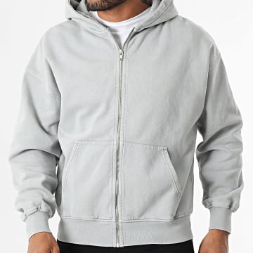 Colorful Standard - Premium Hoodie mit Reißverschluss CS1016 Grau