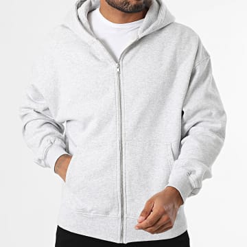 Colorful Standard - Hoodie Zippé Premium CS1016 Hellgrau Meliert