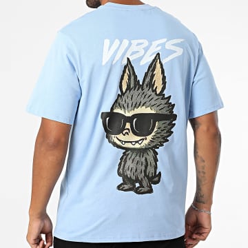 Frilivin - Camiseta oversize 43Q Azul claro