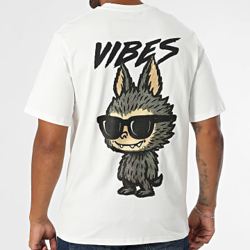 Frilivin - Camiseta oversize 43Q Beige claro