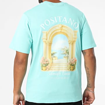Frilivin - Camiseta oversize Positano 38L Turquesa