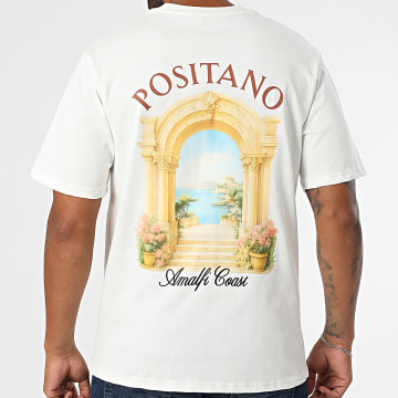 Frilivin - Camiseta oversize Positano 38L Beige claro