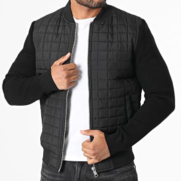 Frilivin - F27 Chaqueta negra con cremallera