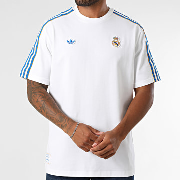 Adidas Originals - Tee Shirt Oversize Real Madrid Icon JN3064 Blanc