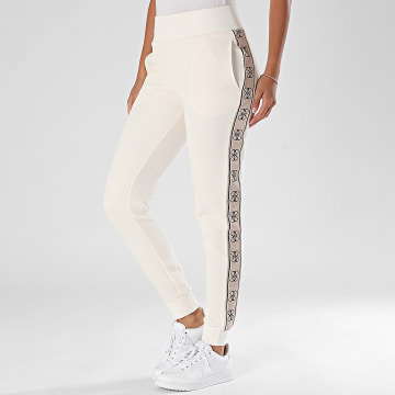 Guess - Pantaloni da jogging a fascia da donna V2YB15-KB3P2 Beige chiaro