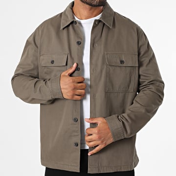 HUGO - Überhemd Epoldo 50545383 Taupe