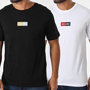 Jack And Jones - Lote De 2 Camisetas Pan Negro Blanco