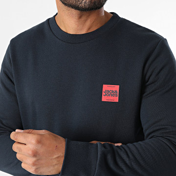 Jack And Jones - Sweat Crewneck Brandy Bleu Marine