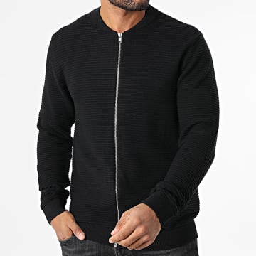 Jack And Jones - Otto Vest met rits Zwart