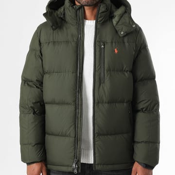 Polo Ralph Lauren - Original Player Kapuzenjacke mit Reißverschluss Grün Khaki