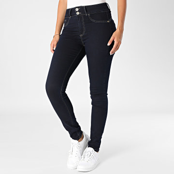 Tiffosi - Jeans skinny donna Double Comfort 10057590 Bleu Brut