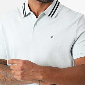 Calvin Klein - Polo Manches Courtes 276G Bleu Clair