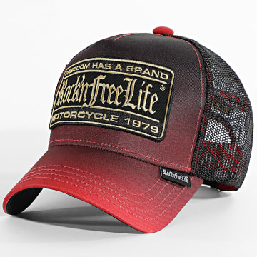 Rock'n Free Life - Trucker Wrong Cap N254 Schwarz Rot