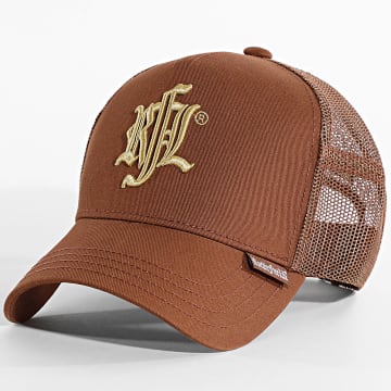 Rock'n Free Life - Trucker Cap Gold And Brown N183 Braun