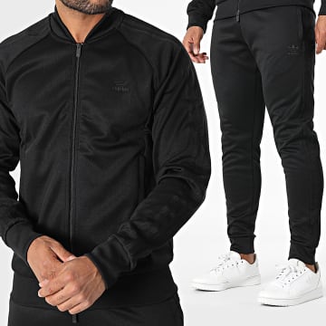 Adidas Originals - Ensemble De Survetement A Bandes JY1290 JY1285 Noir