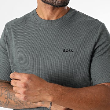 BOSS - Wafel T-shirt 50535891 Antraciet Grijs